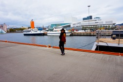 Oslo's Harbour and Opera House in the back